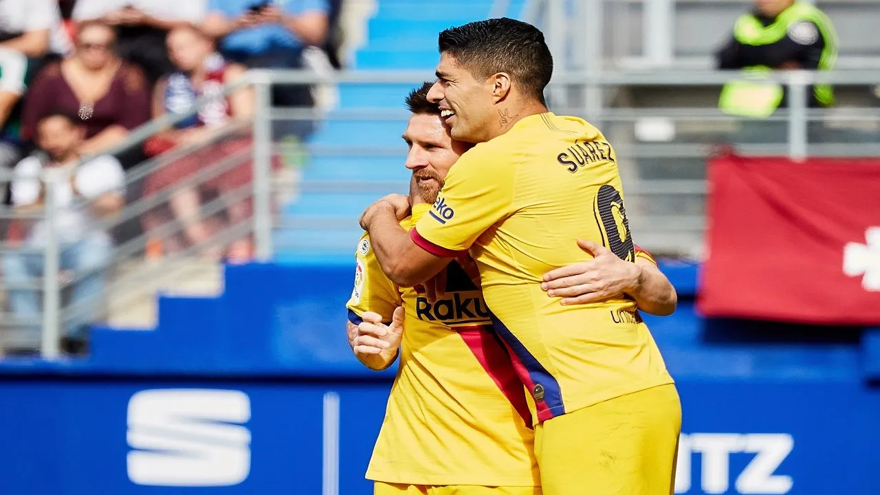 Lionel Messi, Luis Suarez And Antoine Griezmann Inspire Barcelona To Thumping Win