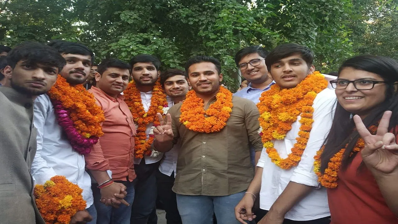 ABVP Wins 7 Out of 11 Posts Of DUSU Executive Committee Election 2019 