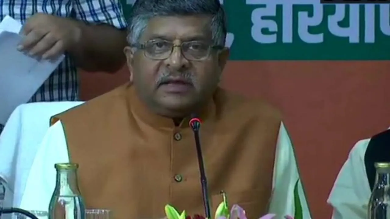 Haryana: BJP Will Not Take Support From Gopal Kanda, Confirms Ravi Shankar Prasad