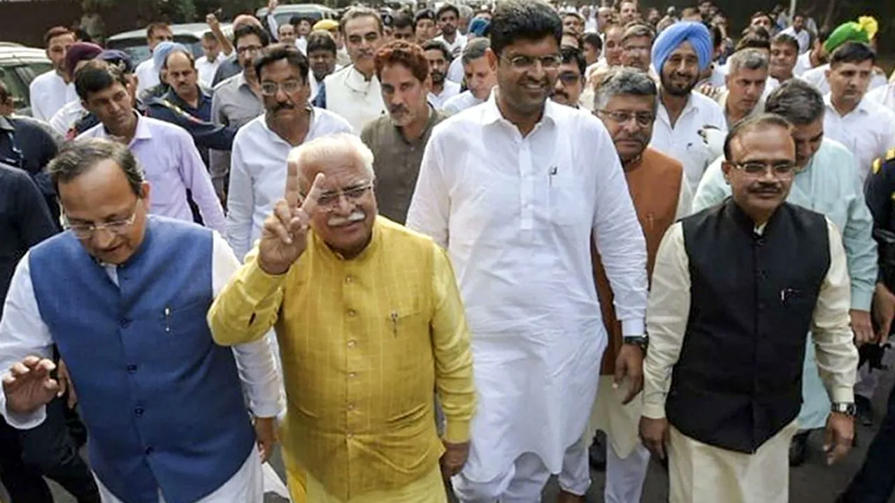 Haryana: ML Khattar Set To Be Sworn As CM Today, Dushyant Chautala To Take Oath As Deputy CM