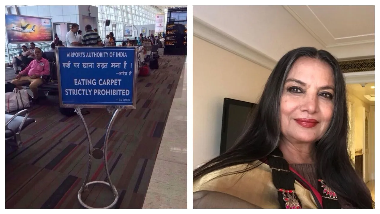Shabana Azmi's Latest â€˜Airport Signboardâ€™ Tweet Is A Reminder Never To Miss Grammar Classes, Check Out