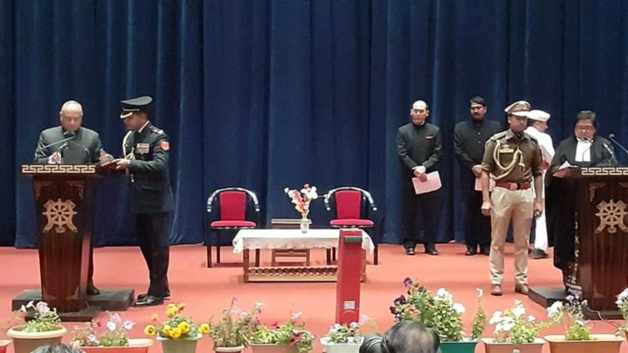 Union Territory Of Ladakh Comes Into Existence, RK Mathur Takes Oath As First Lt Governor