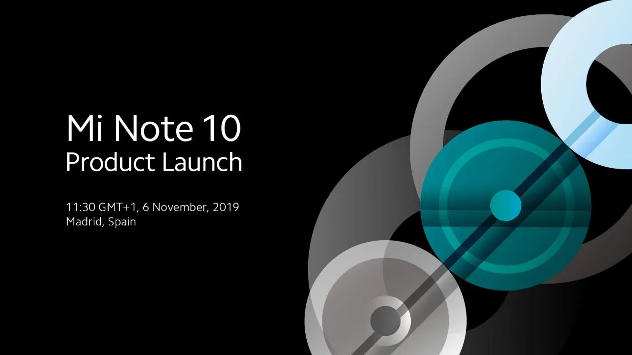 CONFIRMED: Xiaomi Mi Note 10 With Penta Camera Setup Launch On November 6