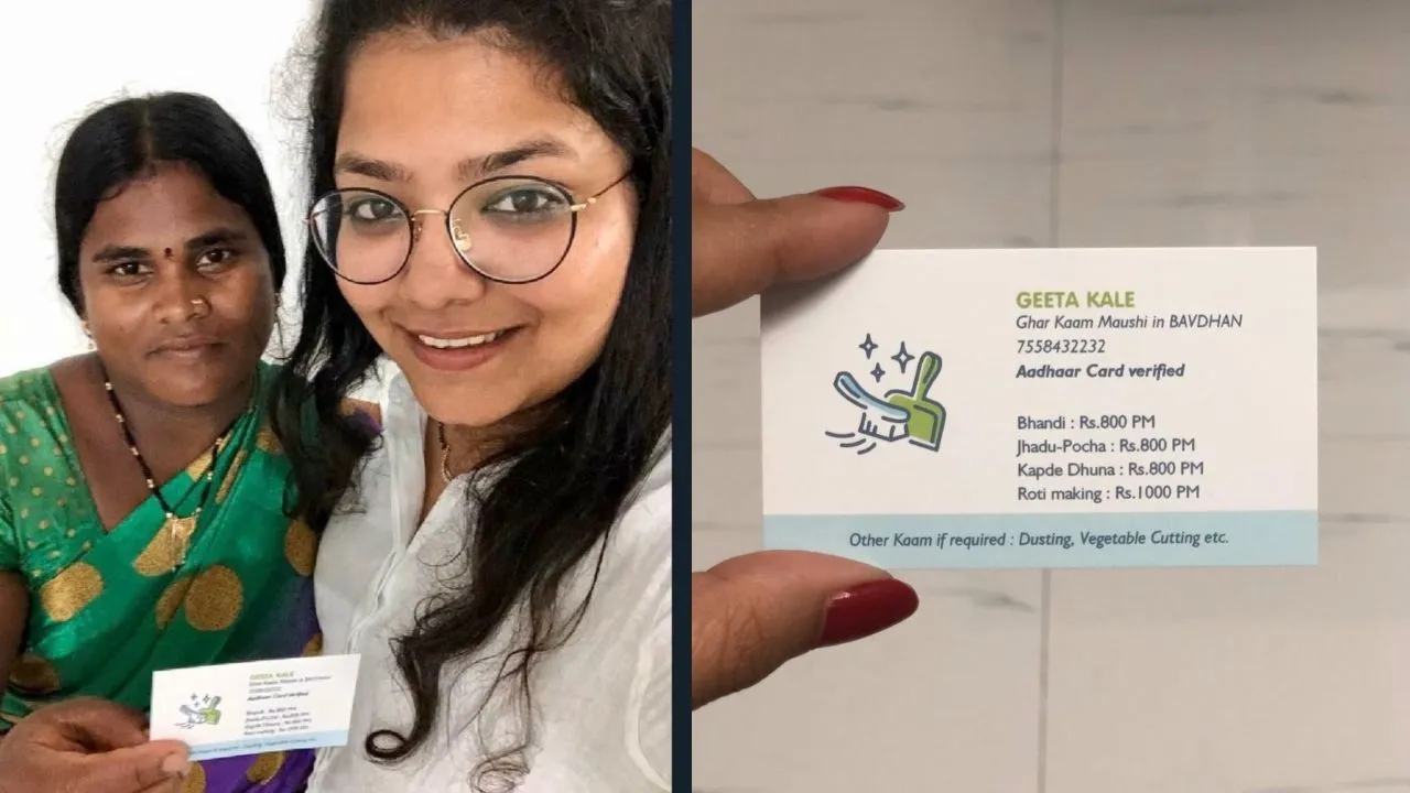 Pune House Help Gets Business Card Printed With Price Chart Of Chores; Gets Flooded With Job Offers