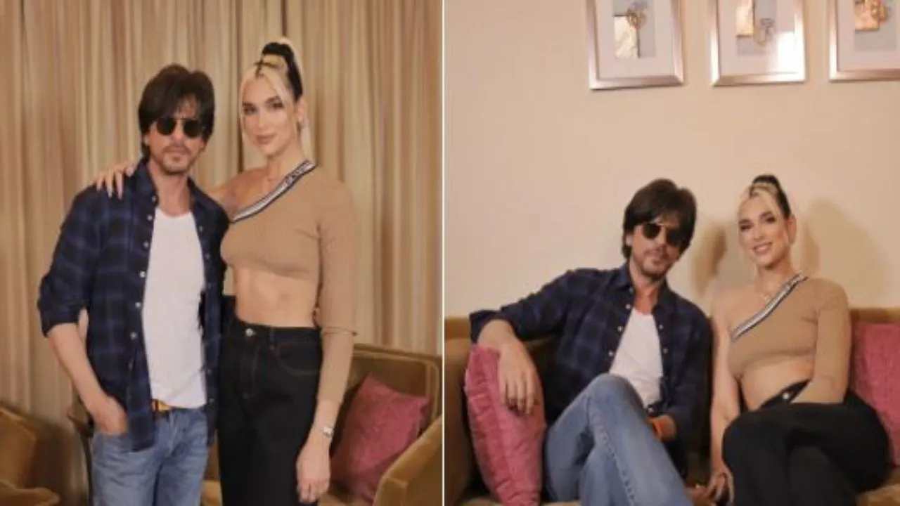 Shah Rukh Khan Meets Dua Lipa Ahead Of Her Performance, Says, Have Decided To Live By â€˜New Rulesâ€™