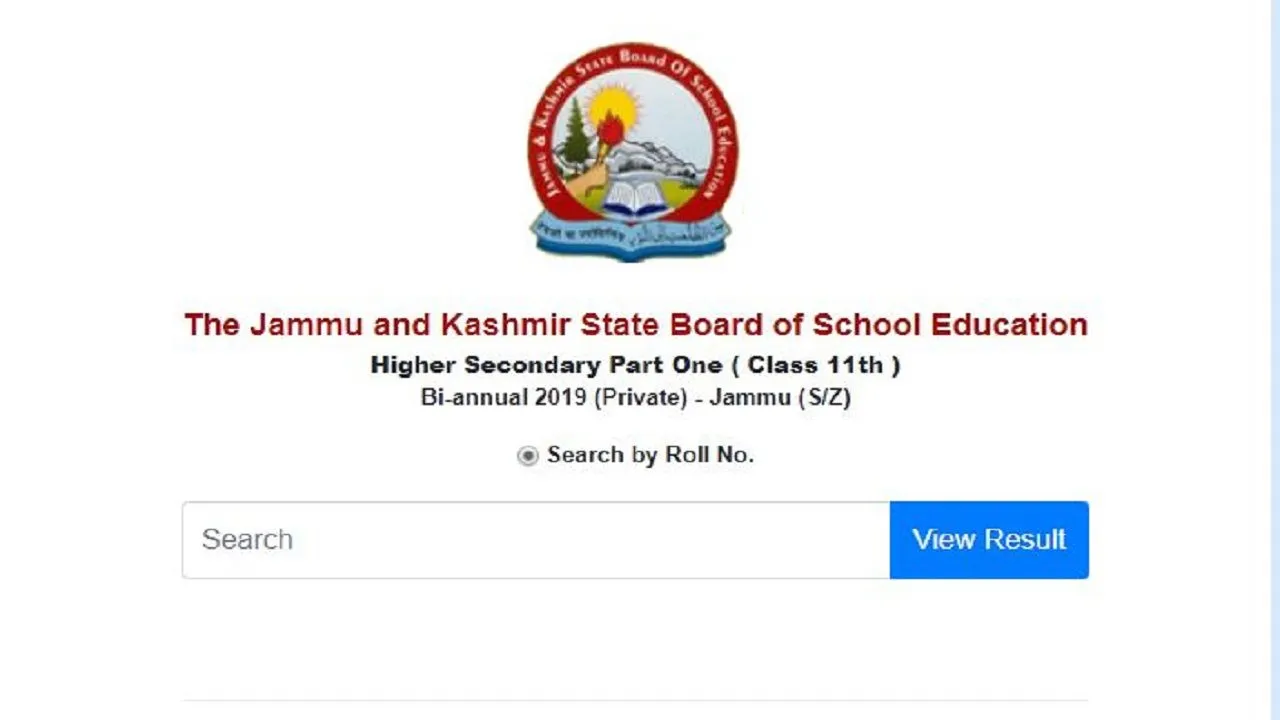 JKBOSE 11th Biannual Summer Zone Result 2019 Declared, Check At jkbose.ac.in