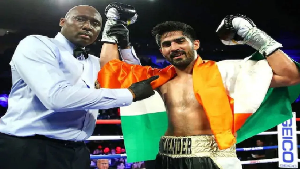 Vijender Singh Claims 12th Successive Professional Win