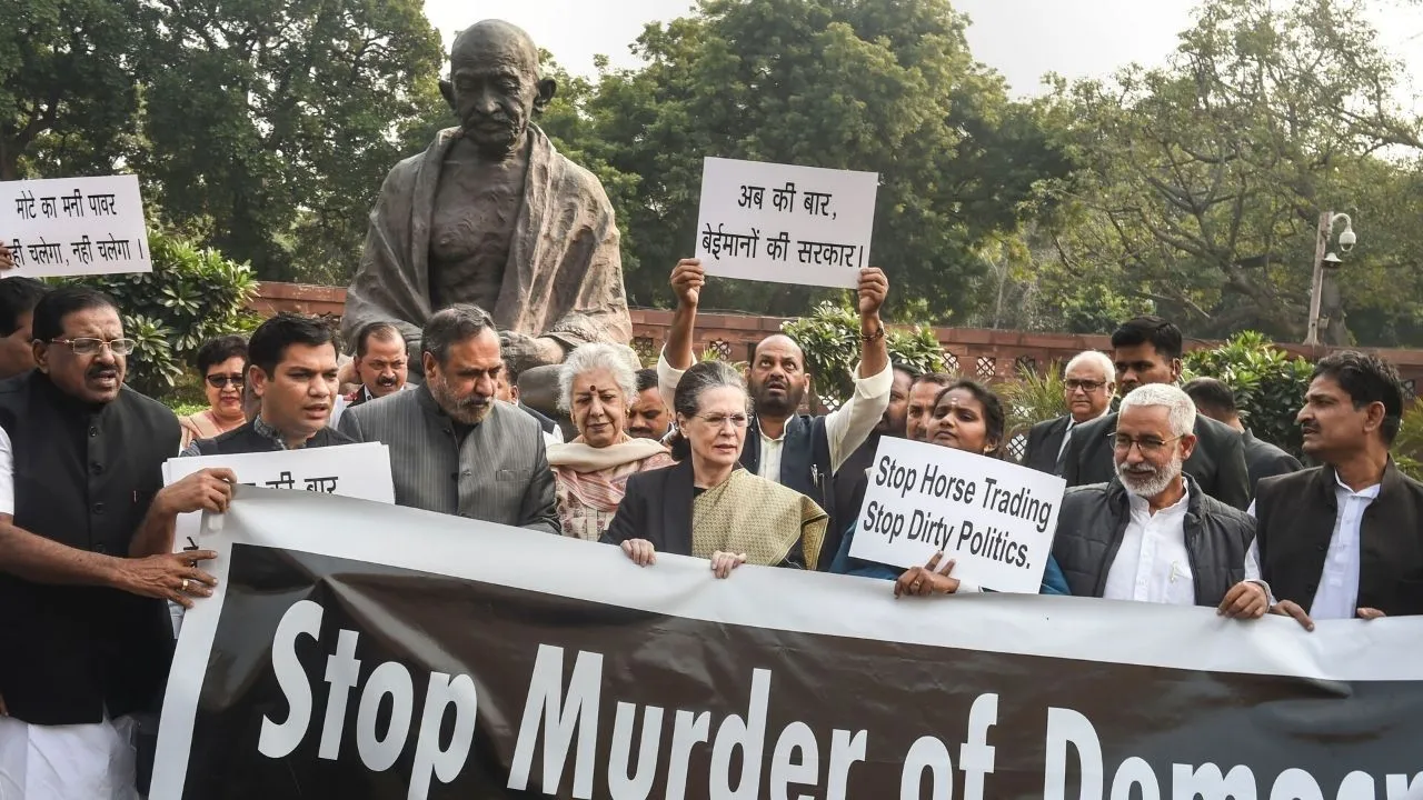Maharashtra Crisis: Lok Sabha Adjourned For Day After Opposition Protests