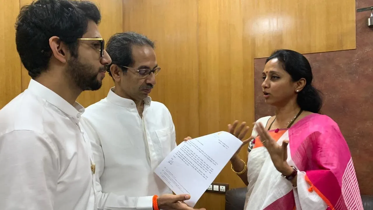 Maharashtra: Supriya Sule Meets Uddhav Thackeray, Requests Him For Separate Ministry For Specially Abled