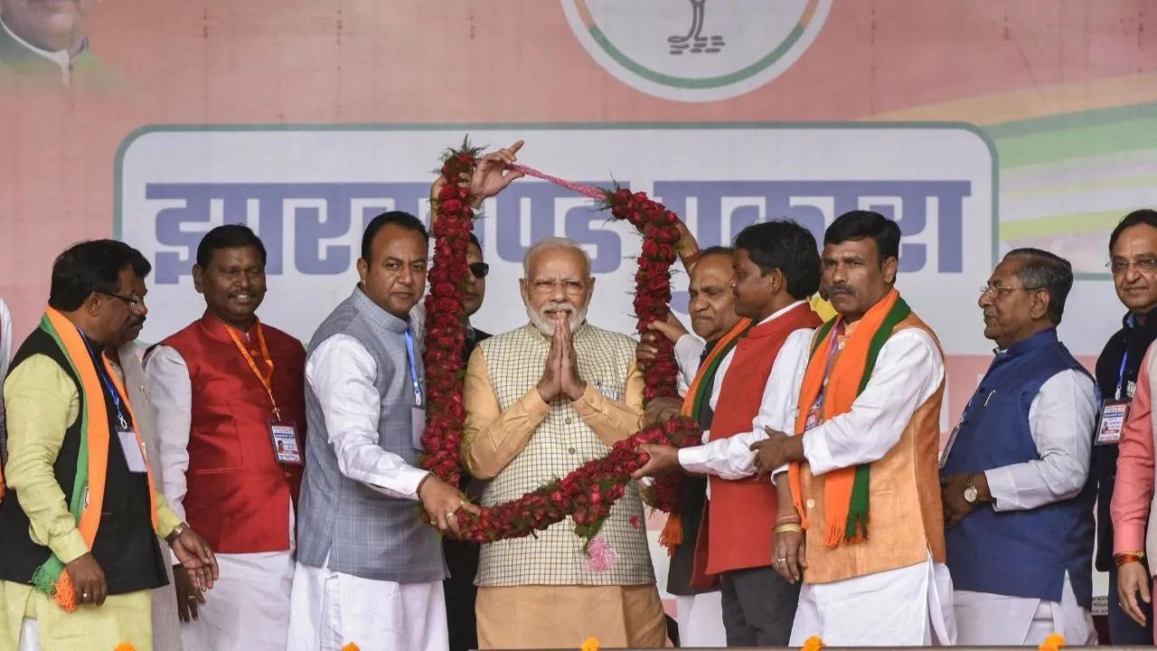 Jharkhand Polls: PM Modi Slams JMM-Congress Alliance For Following Politics Of Deception