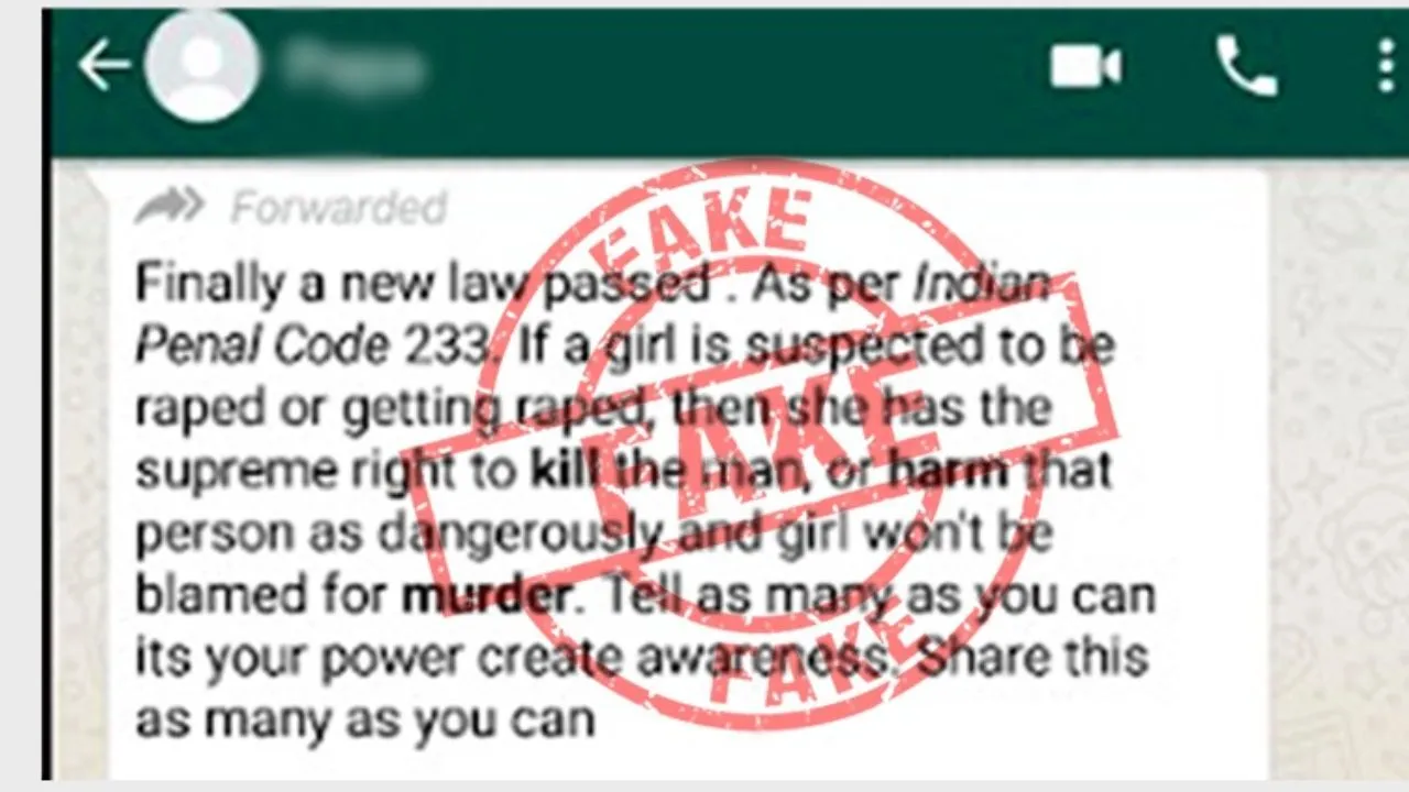 FACT CHECK: Has Modi Govt Passed New Law To Award Death Penalty To â€˜Potential Rapistsâ€™? 