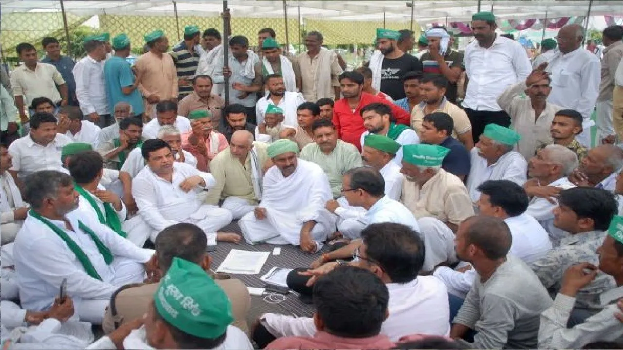 Farmers' Sit-In Protest In Mathura Enters 3rd Day 