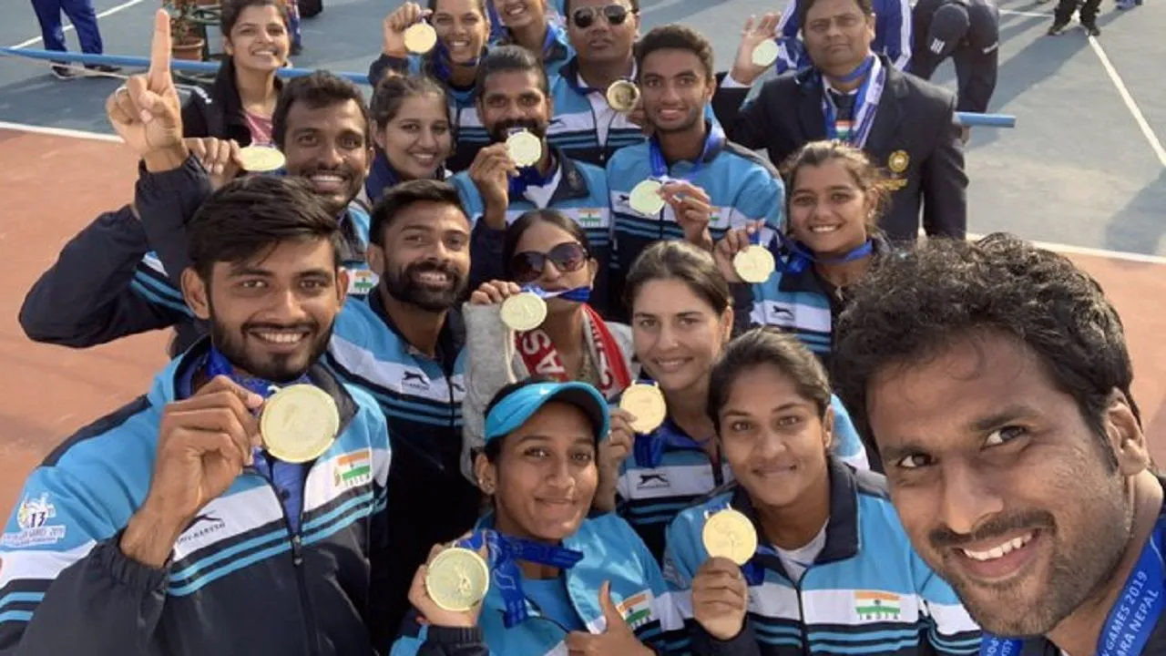 India Win 15 Gold In South Asian Games, Reach Top Spot In Medals Tally