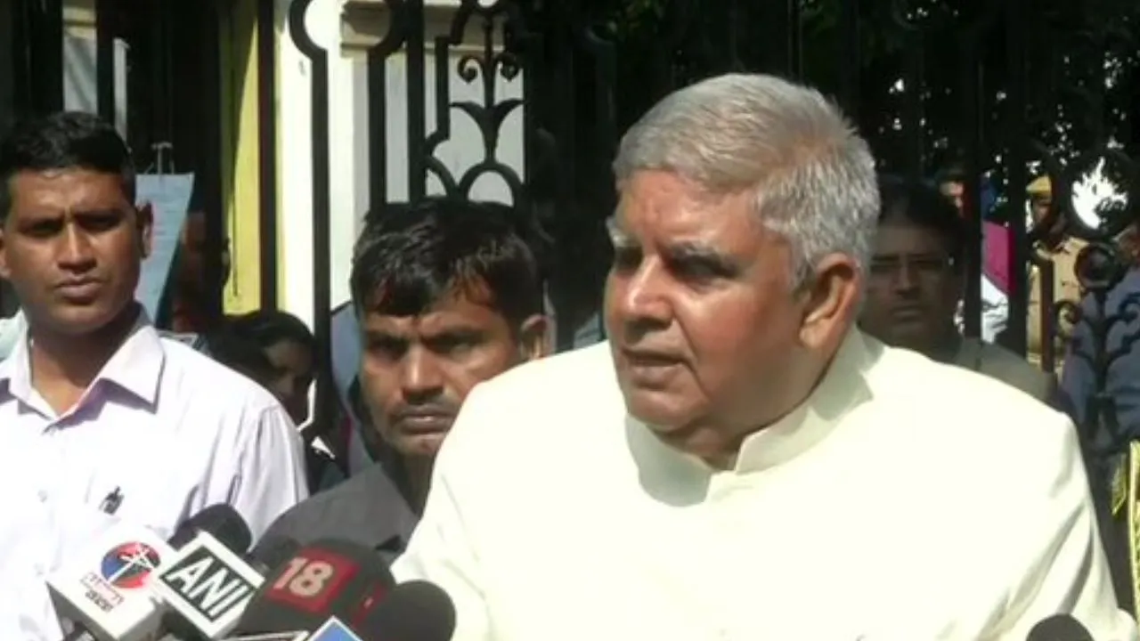 Shame To Our Country's Democratic History: Jagdeep Dhankhar After Finding Guv's Gate At Assembly Locked