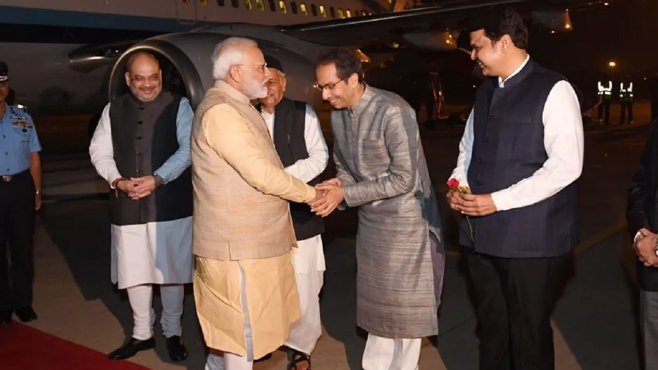 All Smiles And Namastes: When CM Uddhav Thackeray Met PM Modi For First Time  