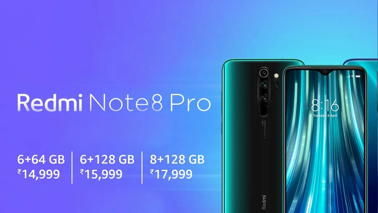 Redmi Note 8 Pro Sale To Begin Today At 12 Noon, Check Details Here