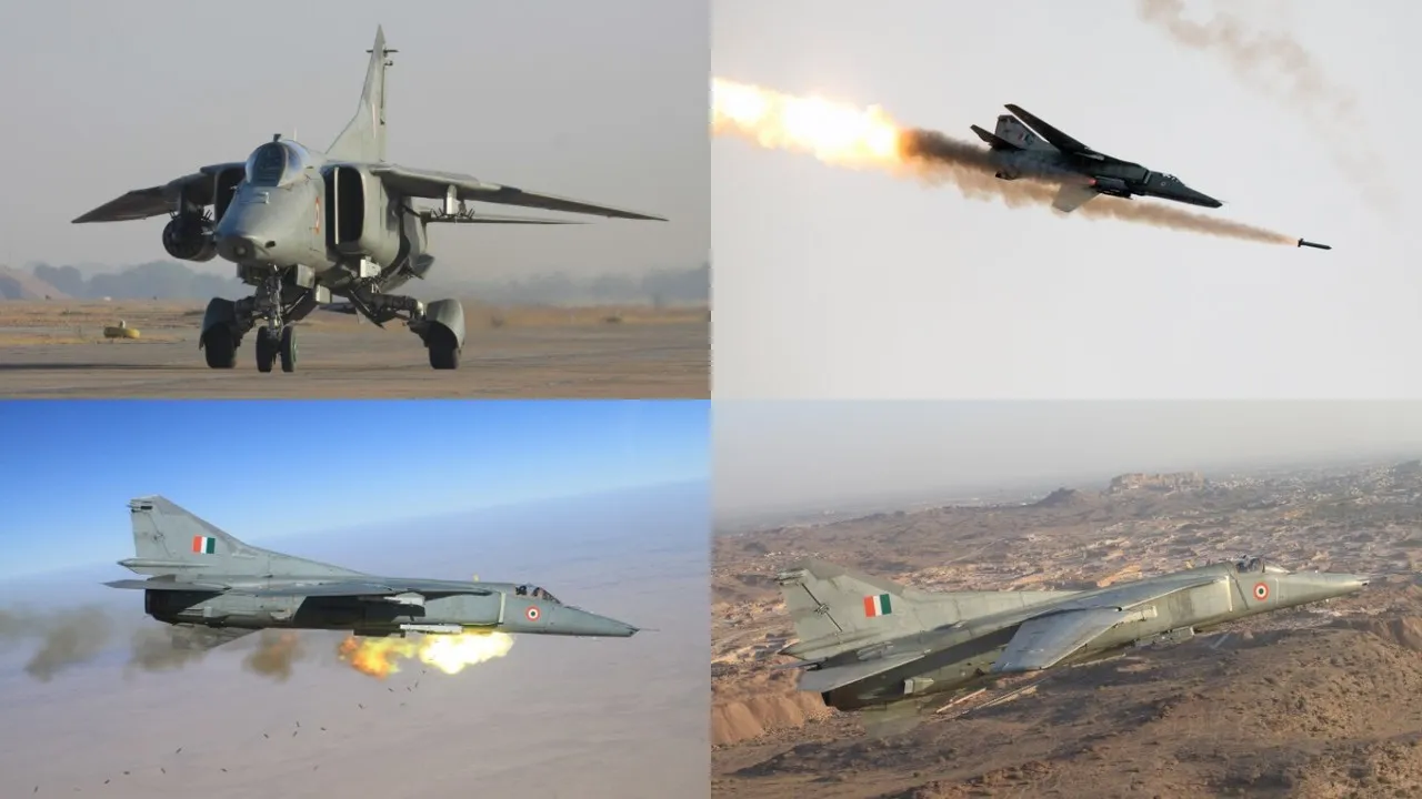 Indian Air Force Bids Farewell To Mighty Mig-27 At Grand Ceremony In Jodhpur