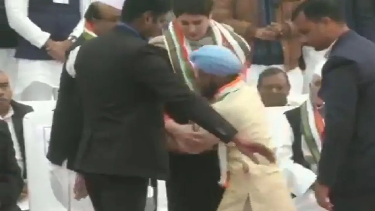 Man Breaches Priyanka Gandhi's Security In Lucknow, Here's How She Reacted