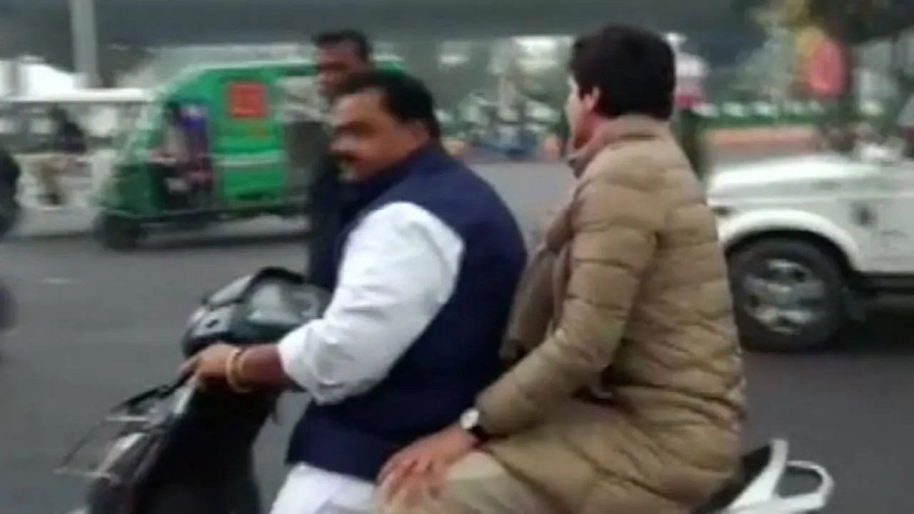 'Will Pay Challan Myself' Says Scooter Owner After Priyanka Gandhi's Rides Without Helmet