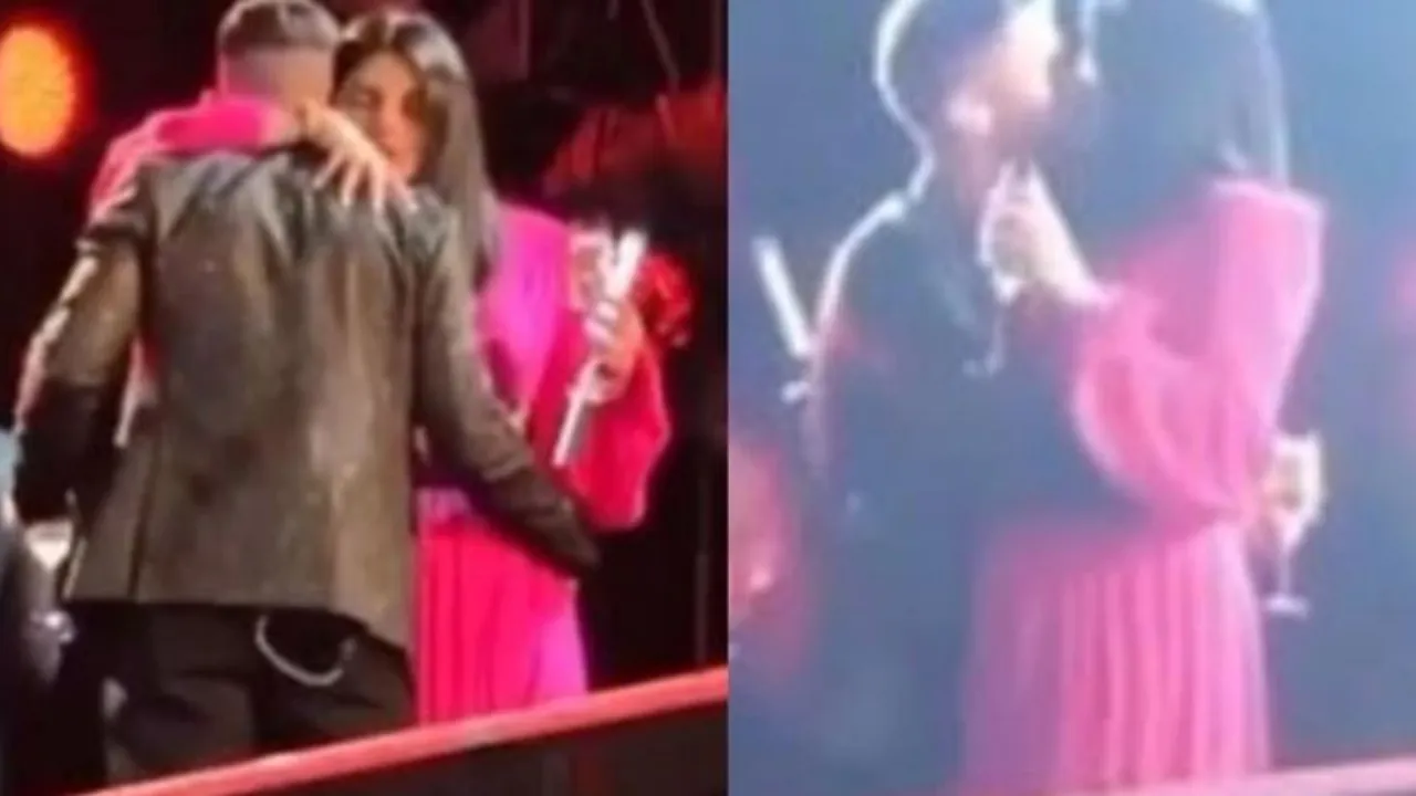 Priyanka Chopra And Nick Jonas Share Passionate Kiss As They Welcome New Year