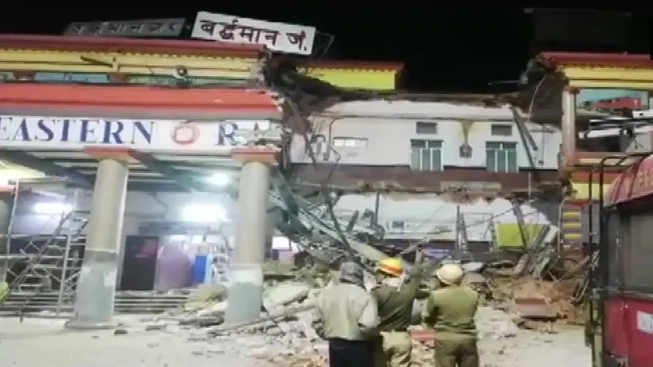 Portion Of Bardhaman Railway Station Building Collapses, 2 Rushed To Hospital