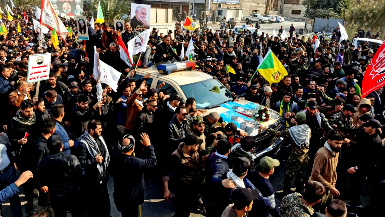 Qasem Soleimani: Thousands Chant 'Death To America' At Baghdad Funeral Of Slain Iran General