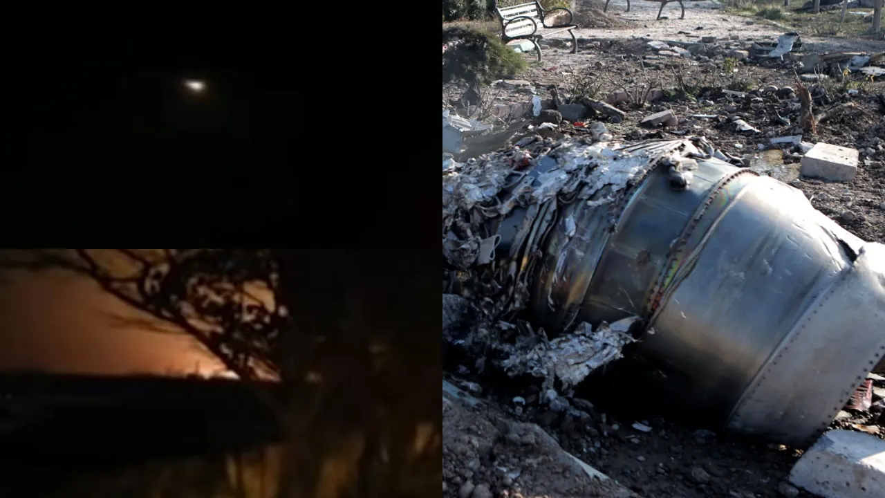 Watch: Verified Videos Appears To Show Missile Hitting Ukrainian Plane In Iran