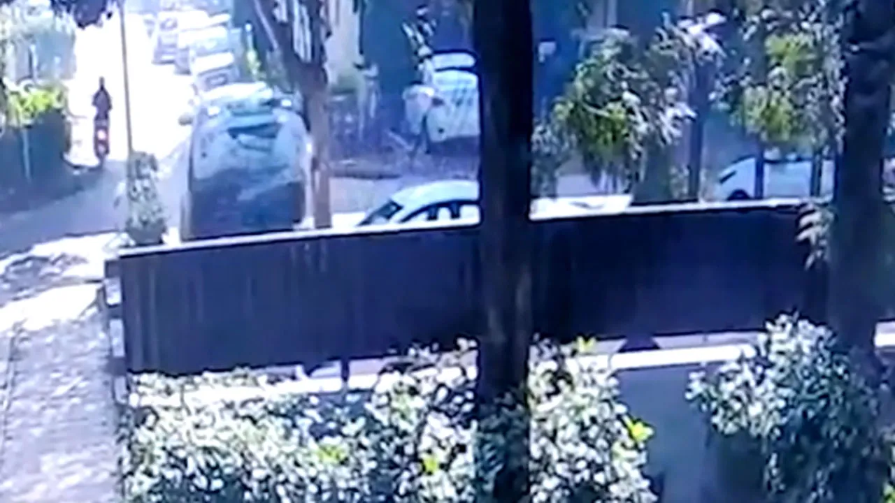 WATCH: Speeding SUV Flings Into Air, Crashes On Cars Parked Other Side Of Road