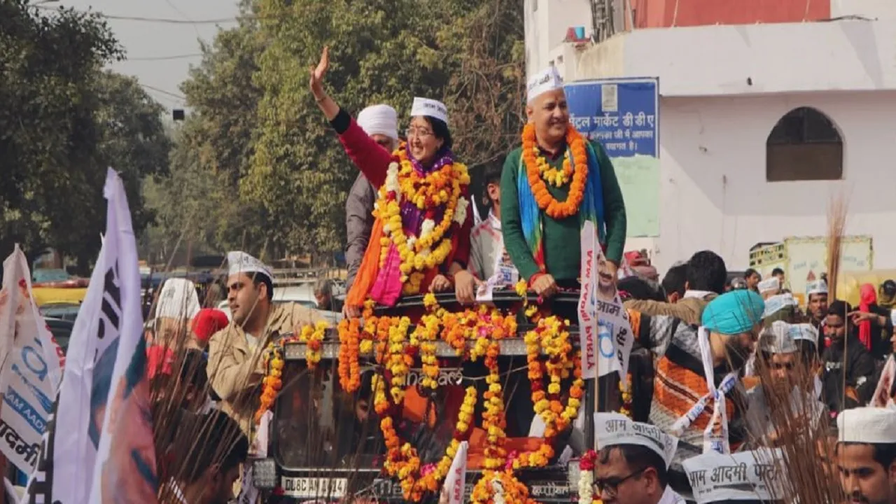 Delhi Polls: AAP Leaders Kailash Gahlot, Atishi Marlena File Nominations