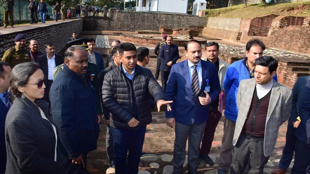 LG Girish Chandra Murmu Visits Ancient Buddhist Site, Emphasises On Preserving Heritage
