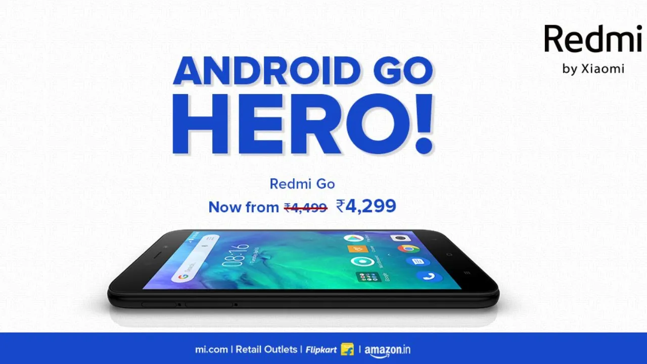 Redmi Go Receives Price Cut In India; Now Starts at Rs 4,299