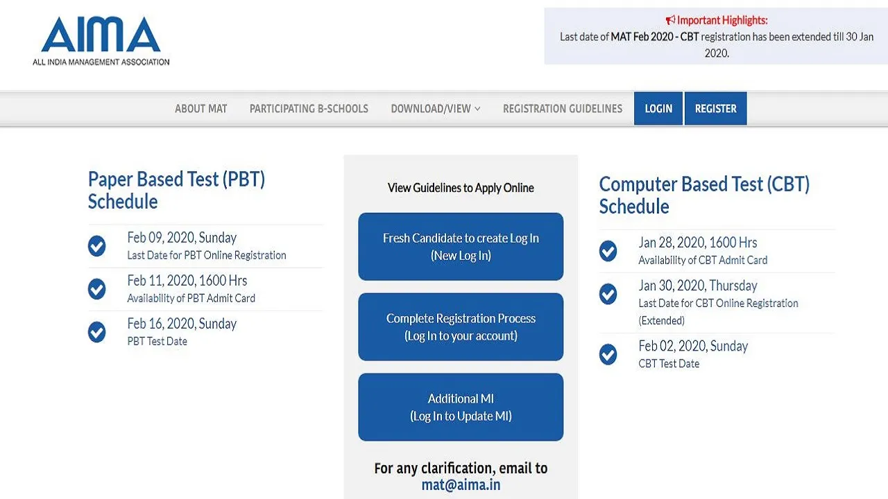 MAT Admit Card