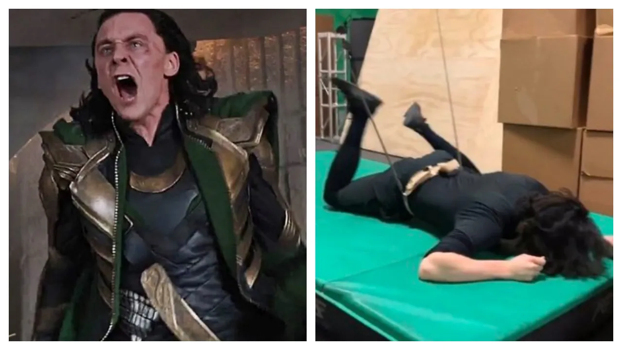 Tom Hiddleston During â€˜Lokiâ€™ Shoot