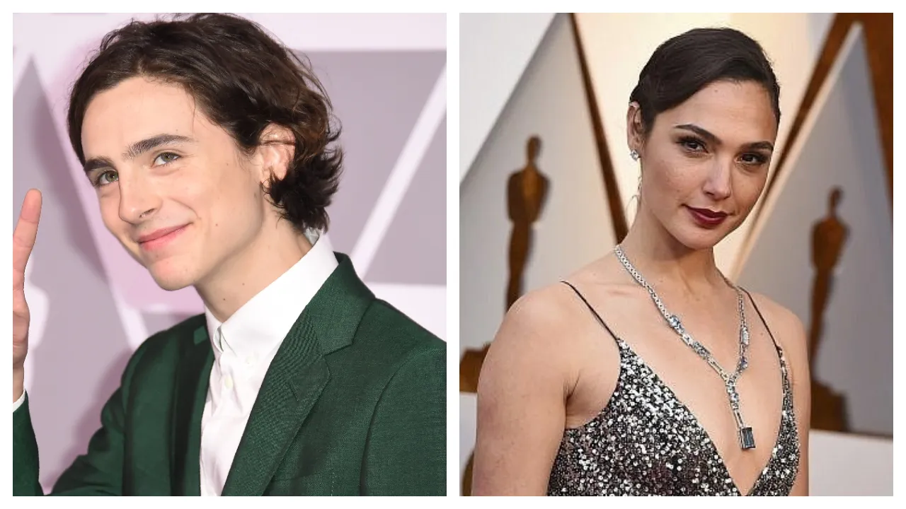 Timothee Chalamet And Gal Gadot