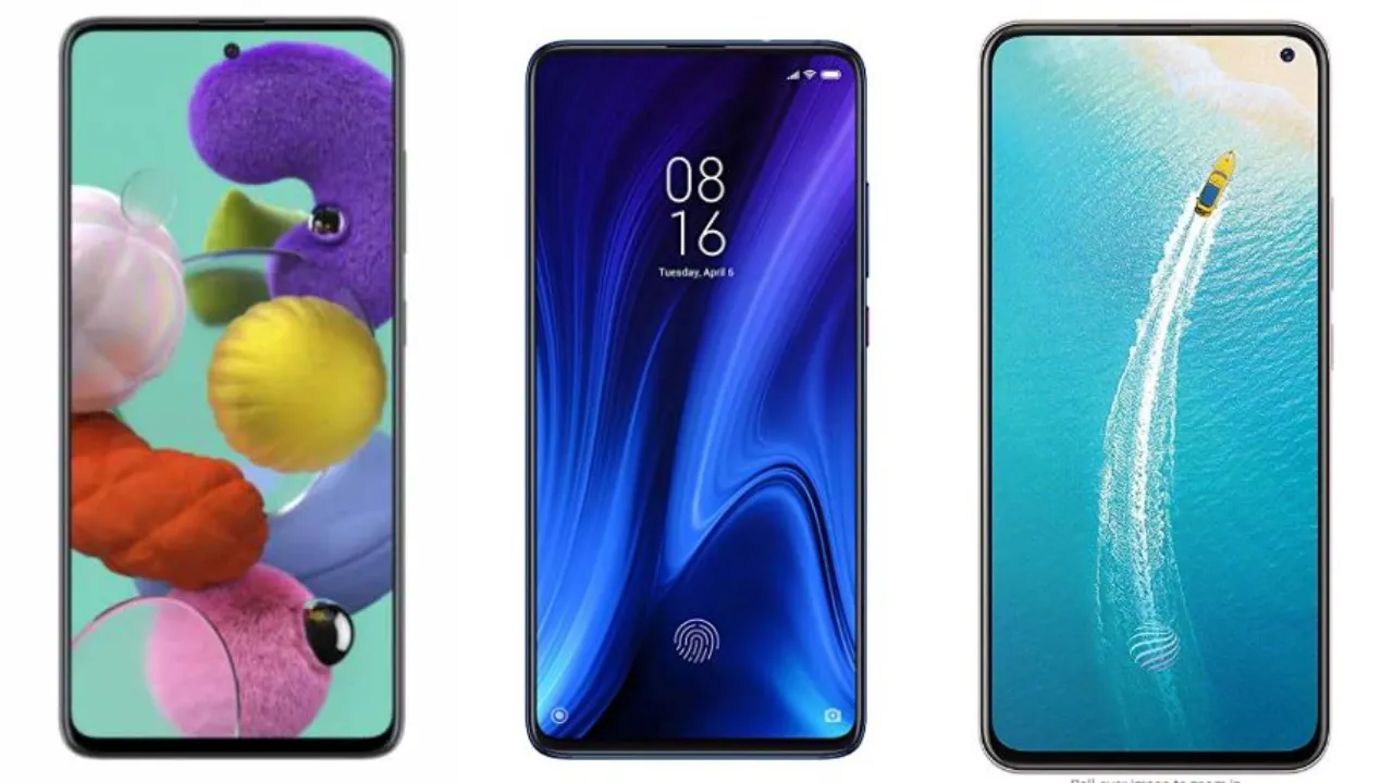 Samsung Galaxy A51 Vs Redmi K20 Pro Vs Vivo V17