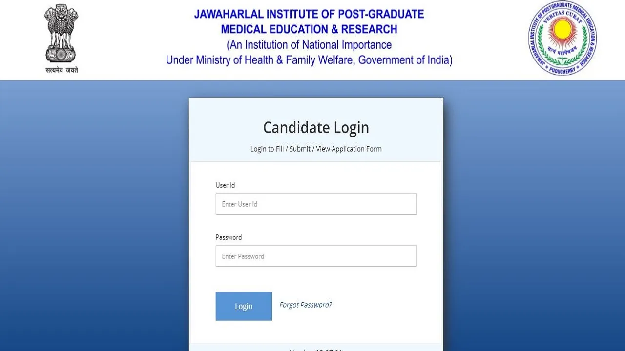 JIPMER Group B and Group C Admit Card