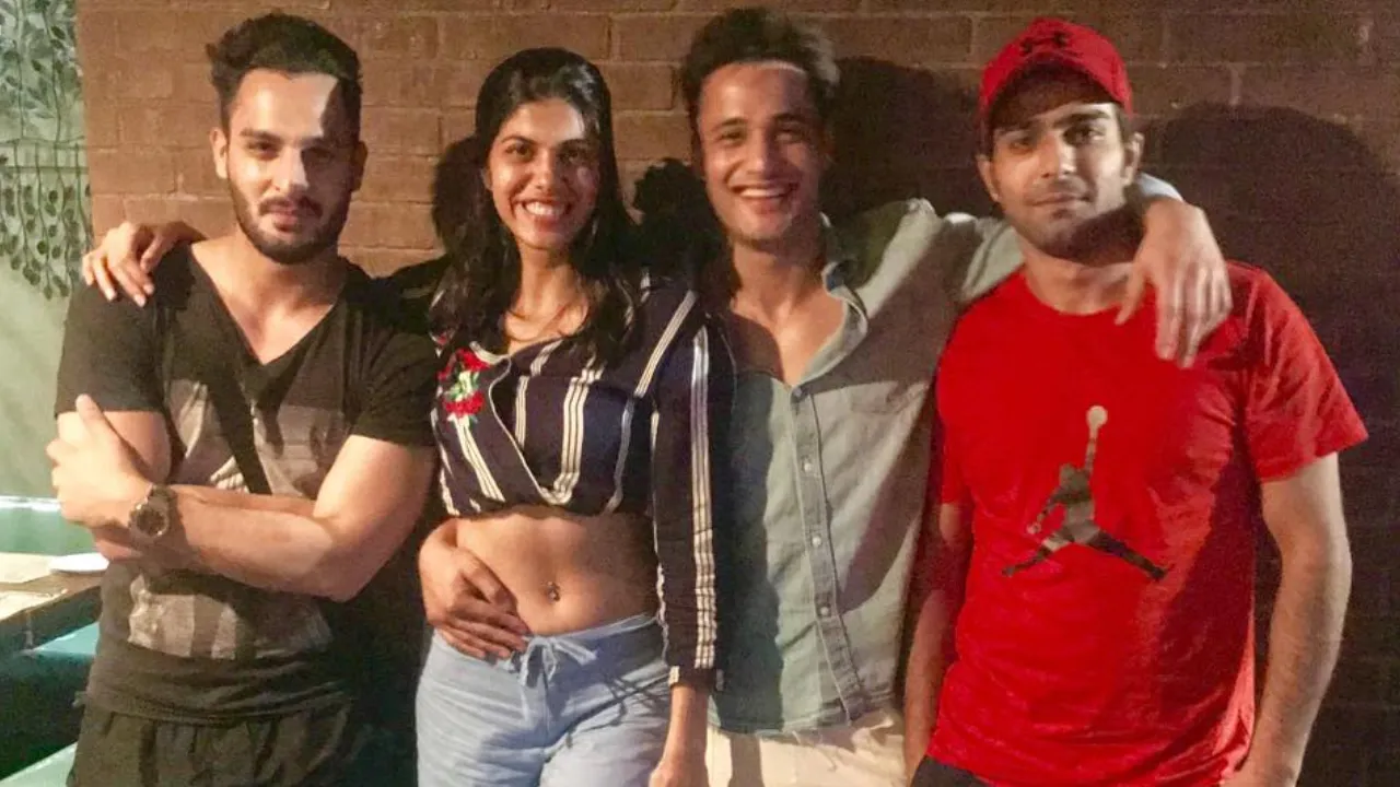 Asim Riaz and Shruti Tuli