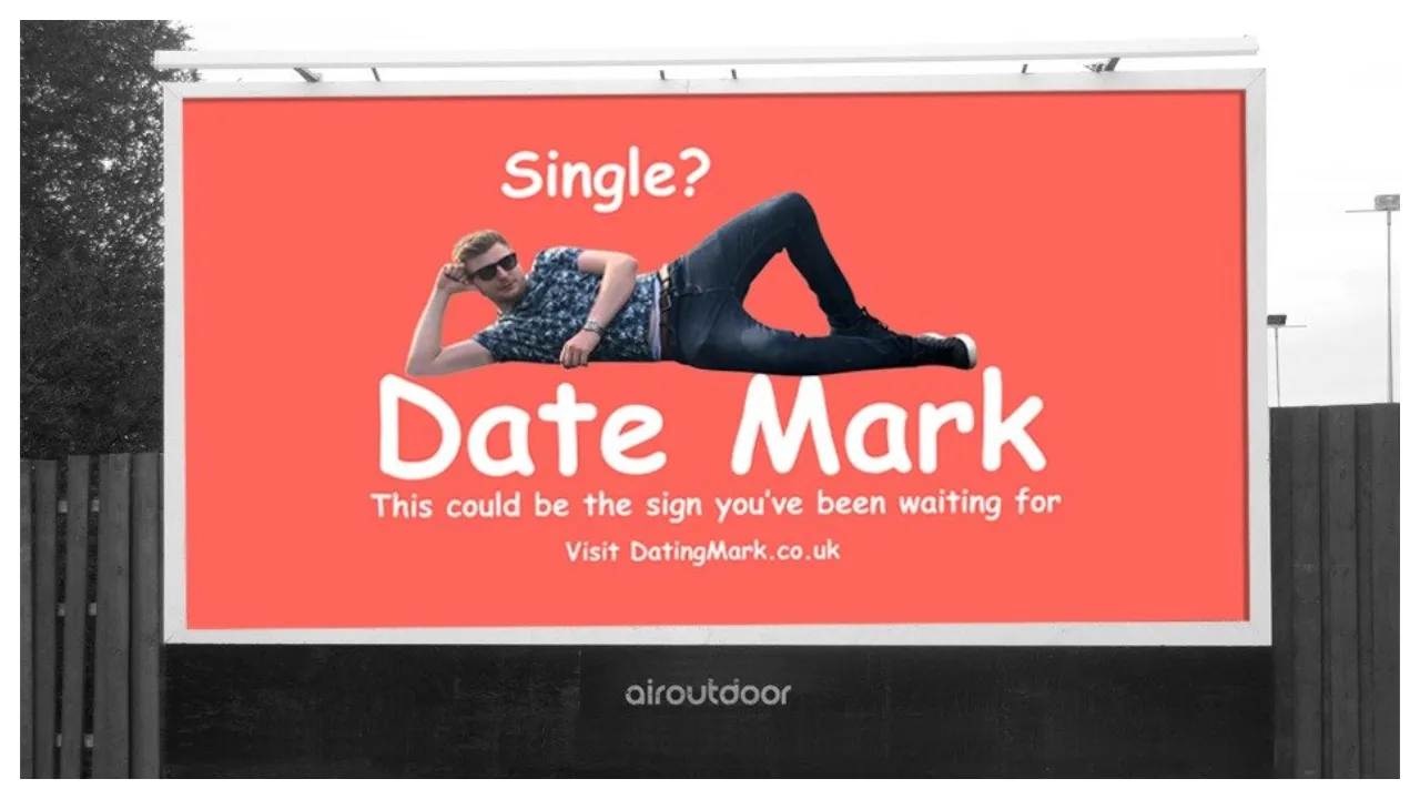 Single Man Hires Giant Billboard