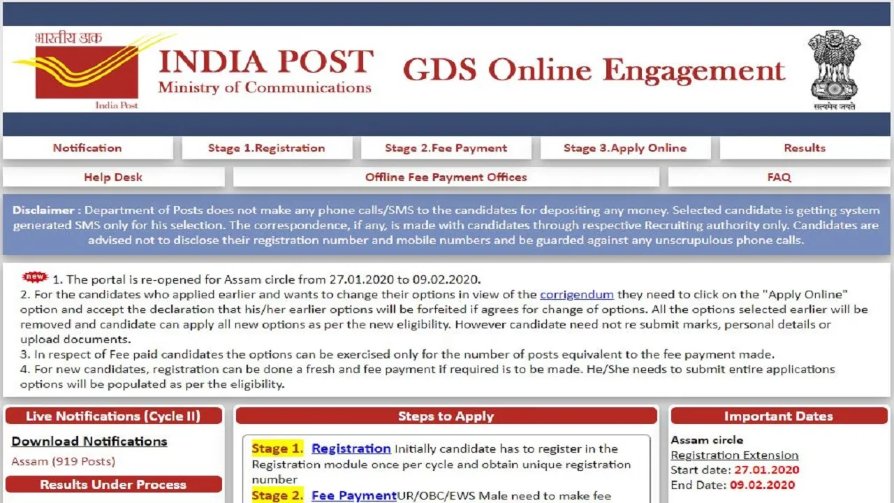 India Post Kerala GDS 2020 Result
