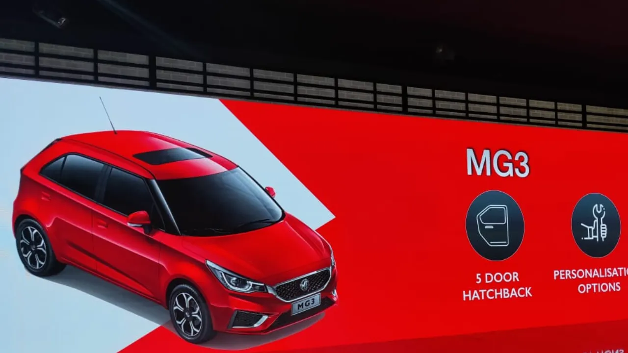 MG 3 Unveiled in Auto Expo 2020