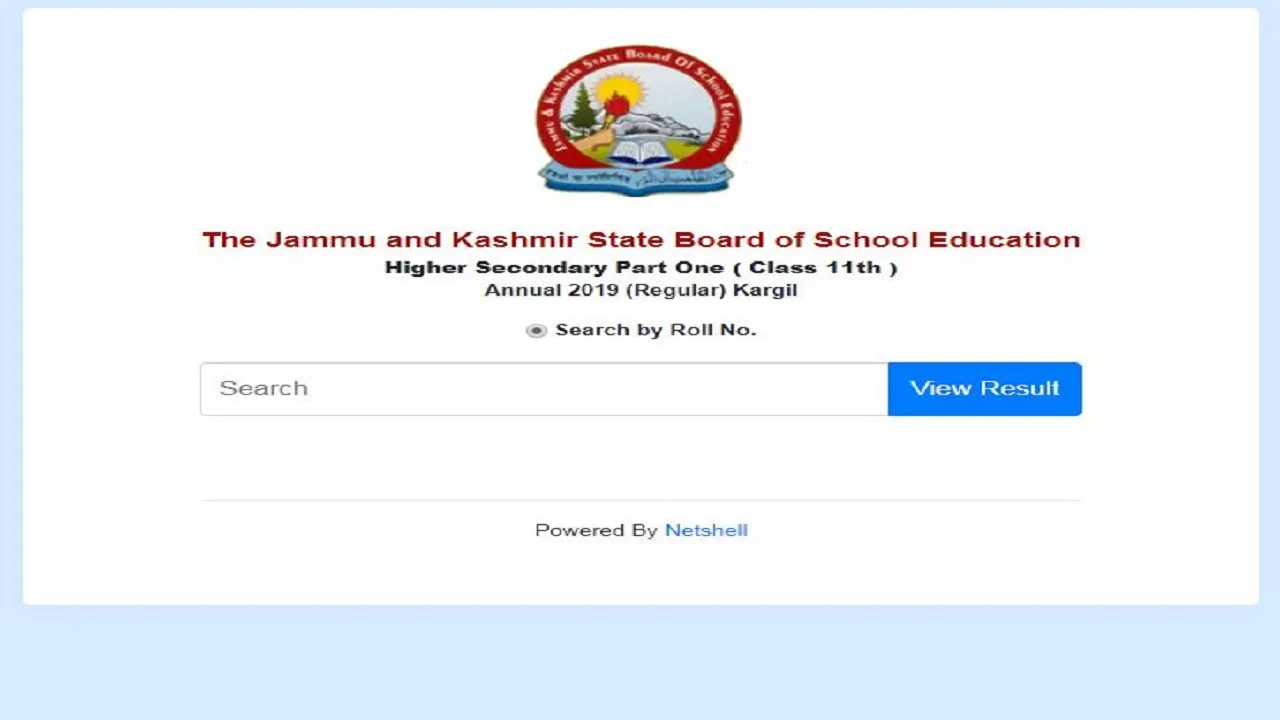 JKBOSE Class 11 Kargil Division Result