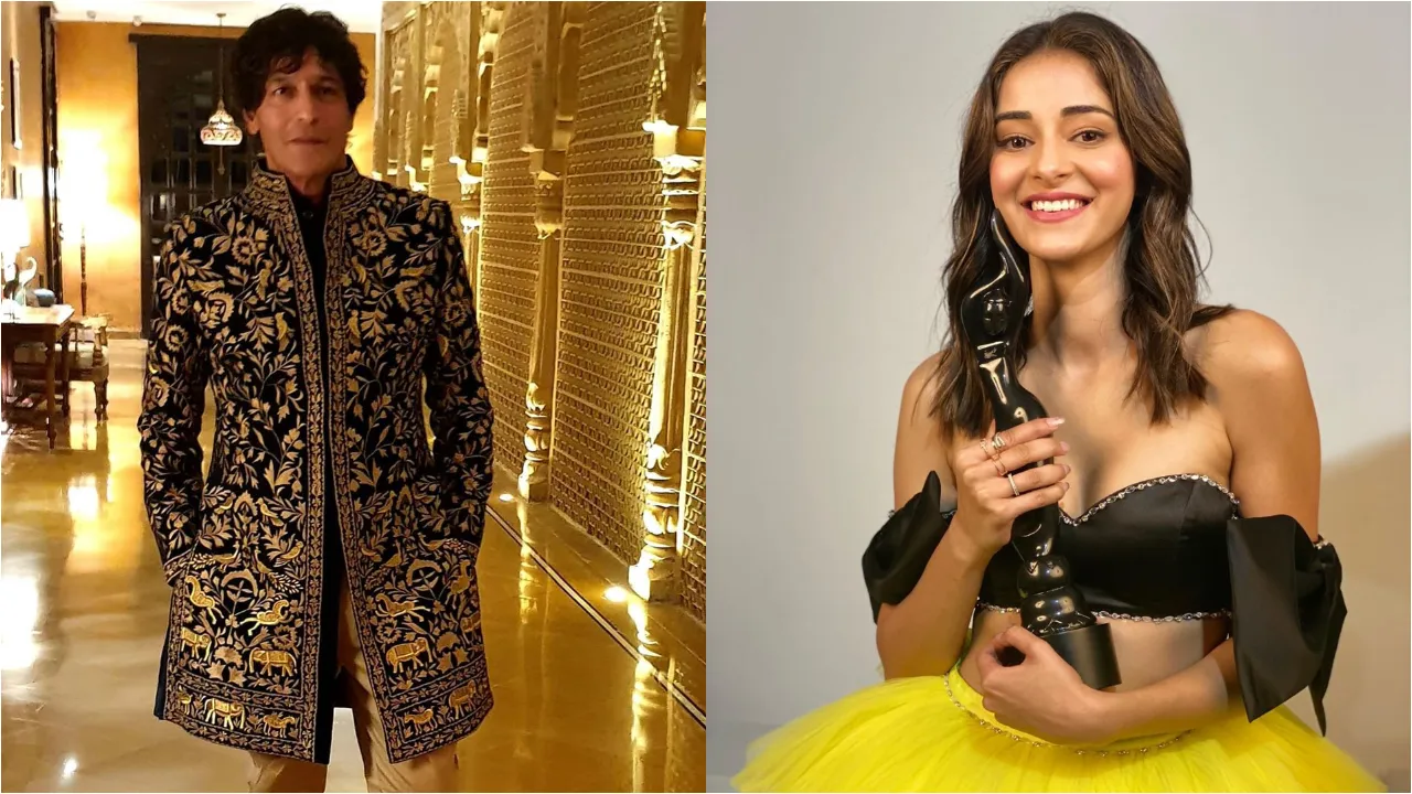 Chunky Panday and Ananya Panday