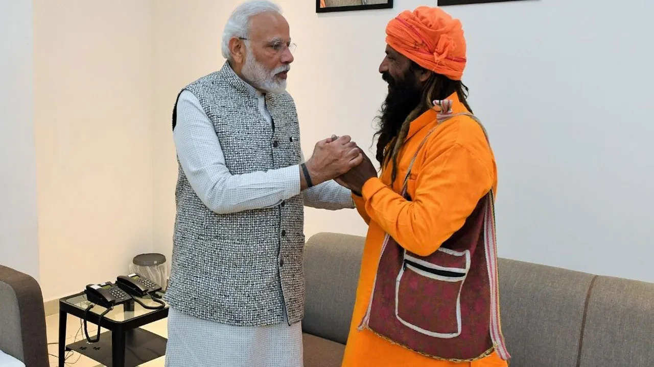 modi rickshaw puller