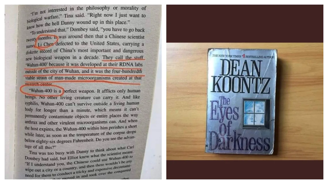 1981 Fiction Novel Predicted â€˜Coronavirus Breakout