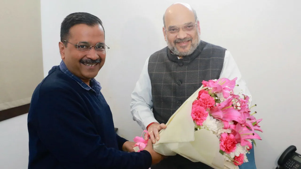 Amit Shah and Arvind Kejriwal