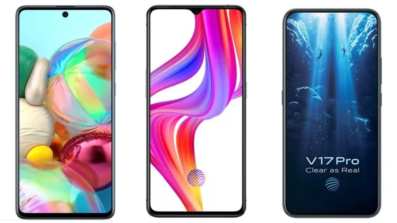 Samsung Galaxy A71, Realme X2 Pro, Vivo V17 Pro