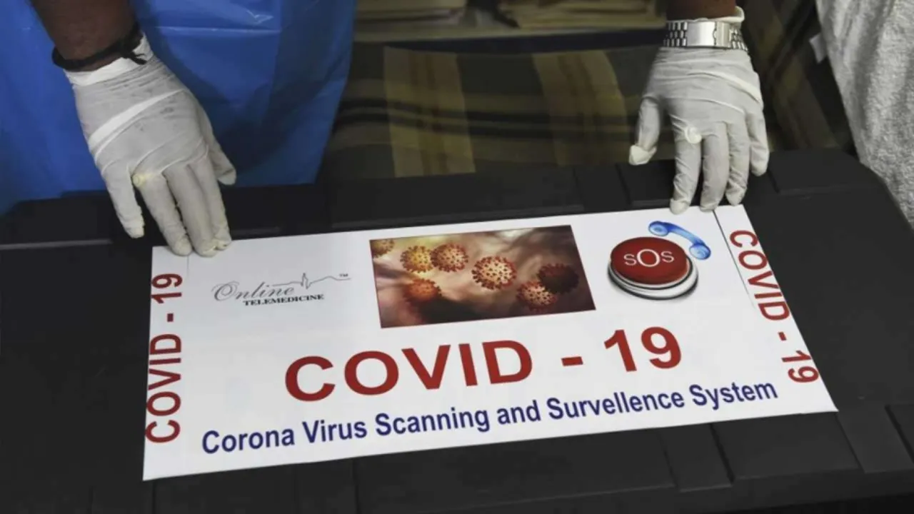 Coronavirus scanning file photo