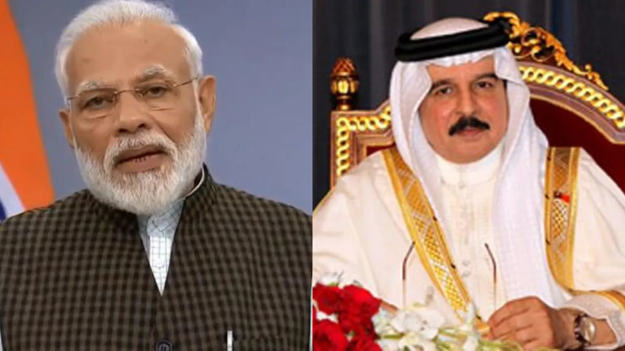 PM Modi Bahrain King