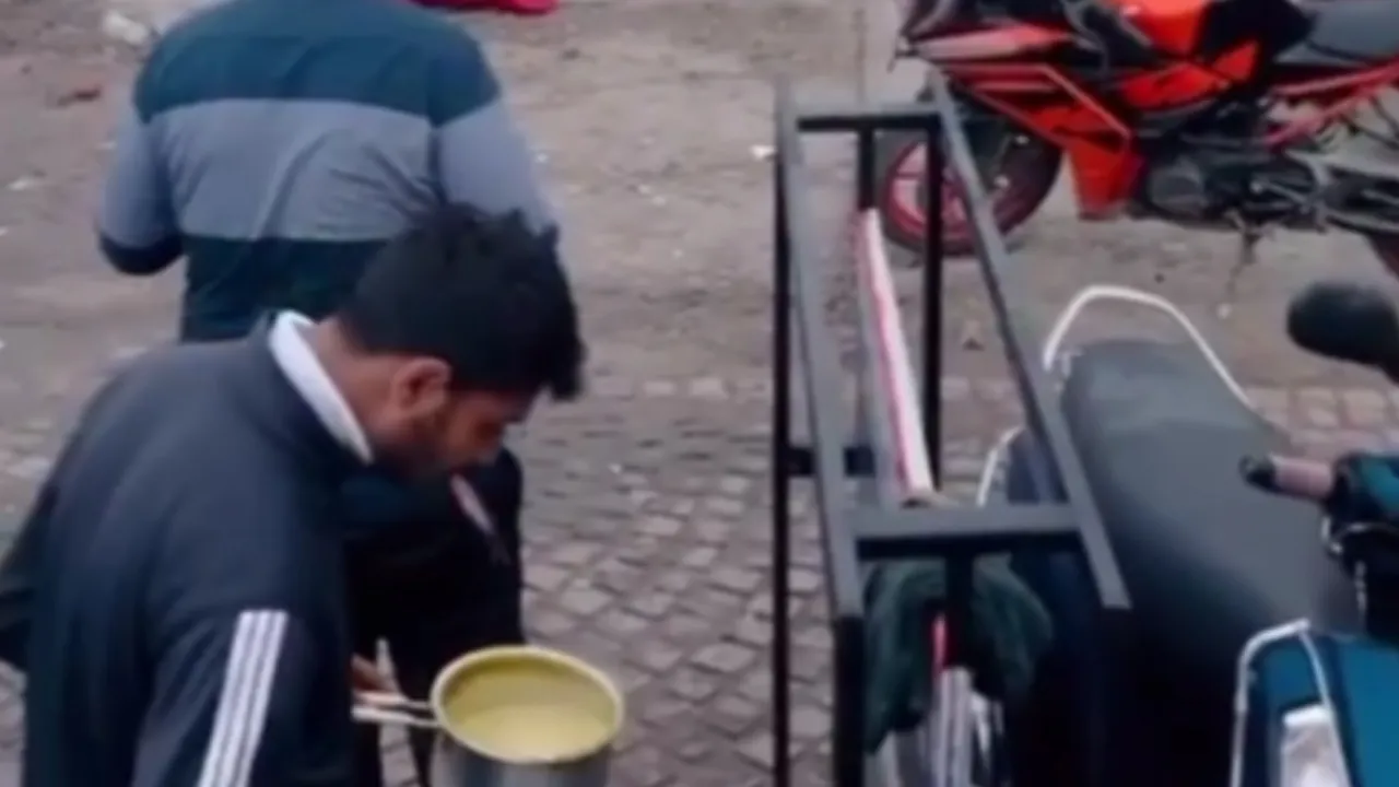 Naushad Spit on Tea Pot