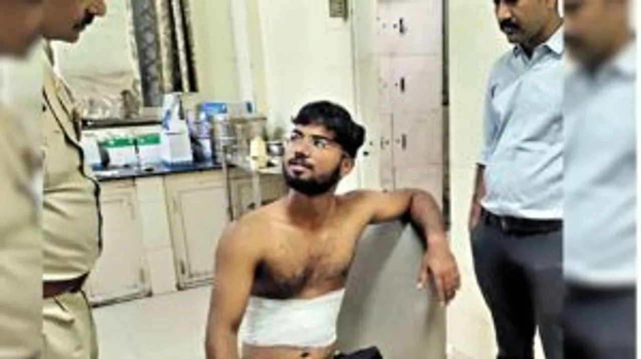 jaipur cctv footage of stabbing at rss kheer 